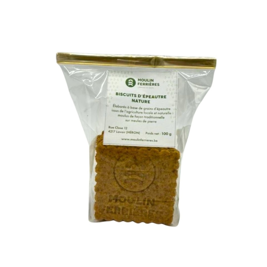 Biscuit d'épeautre 100gr Moulin de Ferrières