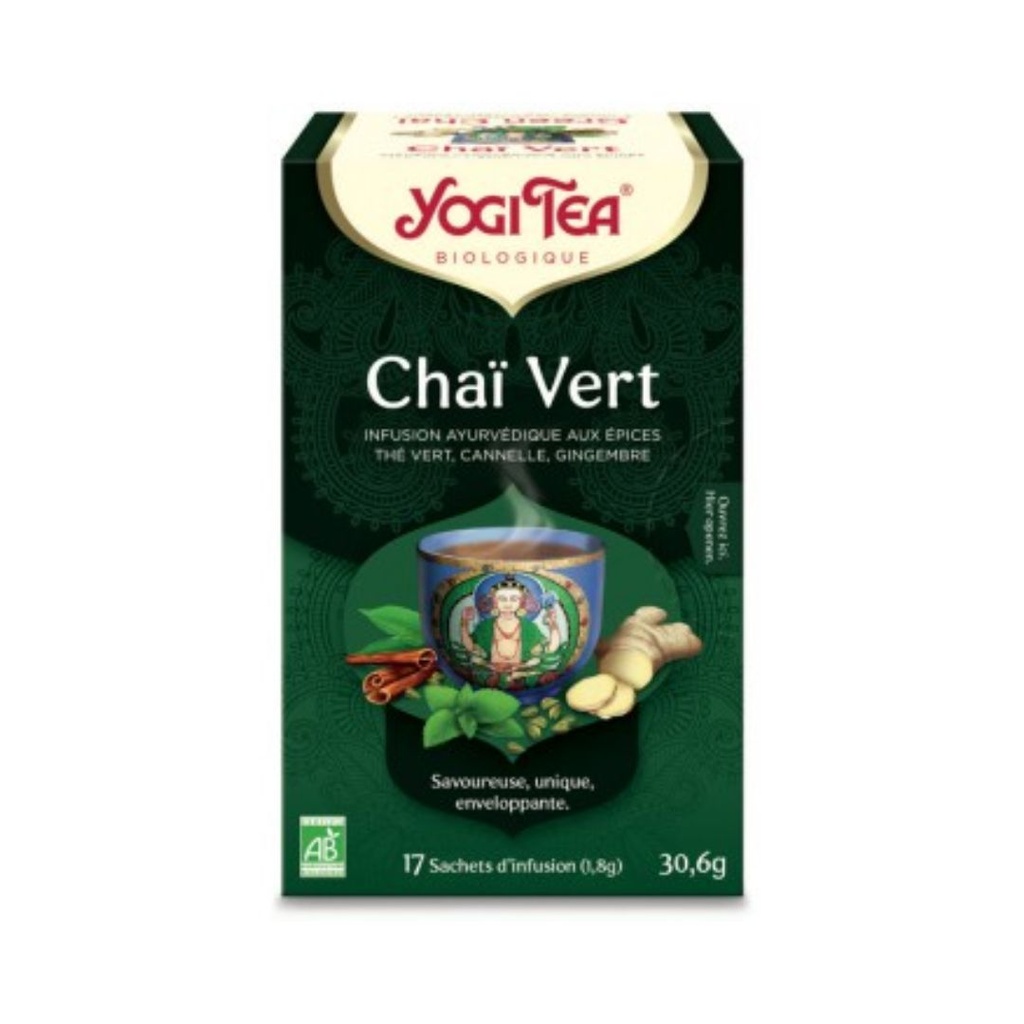 The Chaï Vert 17pc Yogi Tea