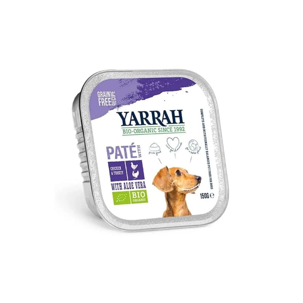 Yarrah Dog Paté Dinde Aloë Vera 150g
