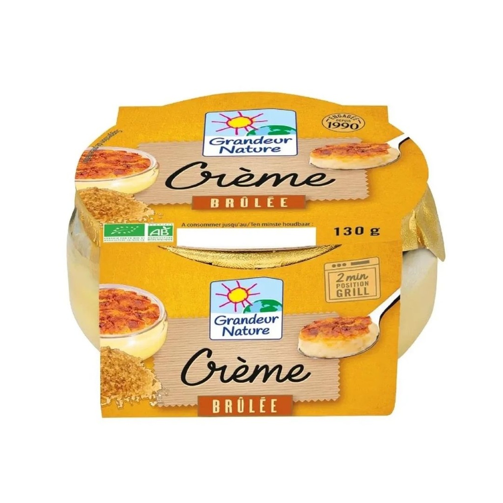 Crème Brulée 130g Grandeur Nature