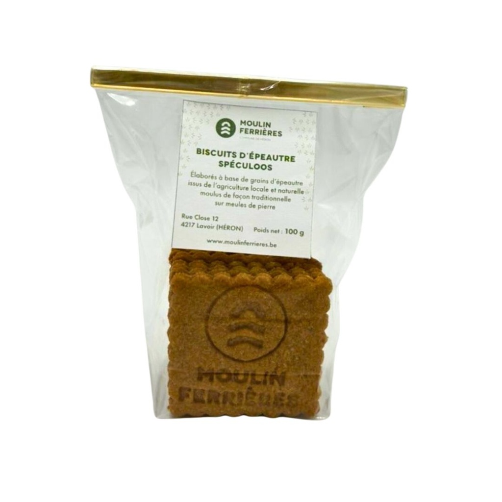 Biscuits speculoos 100gr Moulin de Ferrières