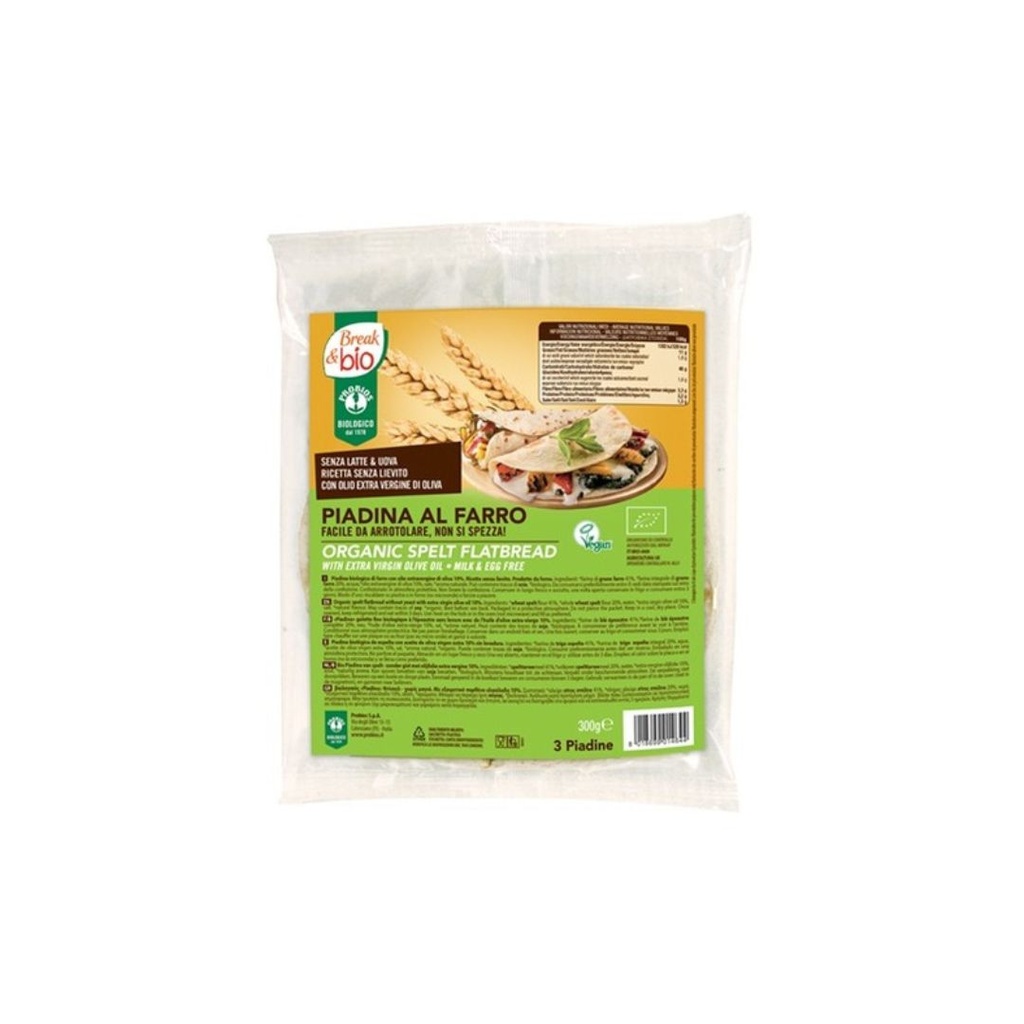 Piadina Wrap Epeautre 300gr Break Bio