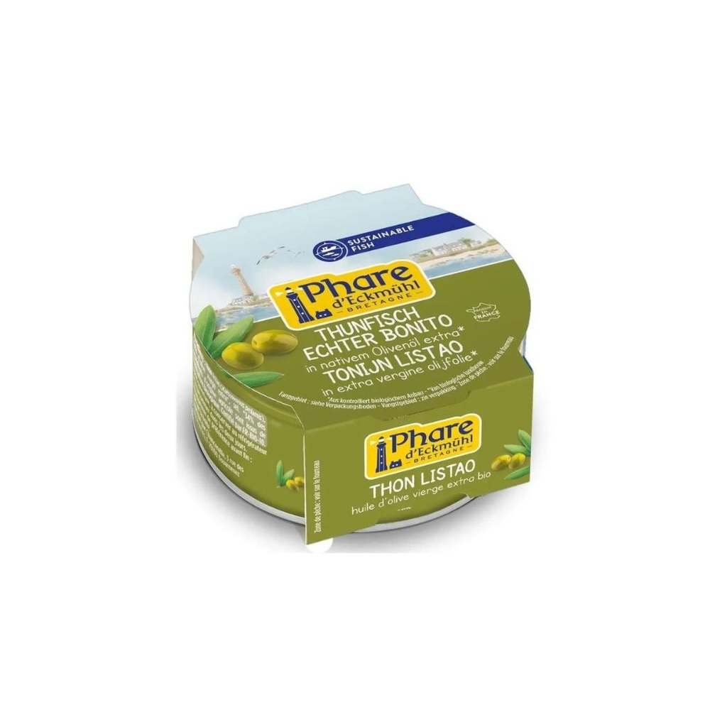 Filet Thon Listao Huile Olive 160g Phare