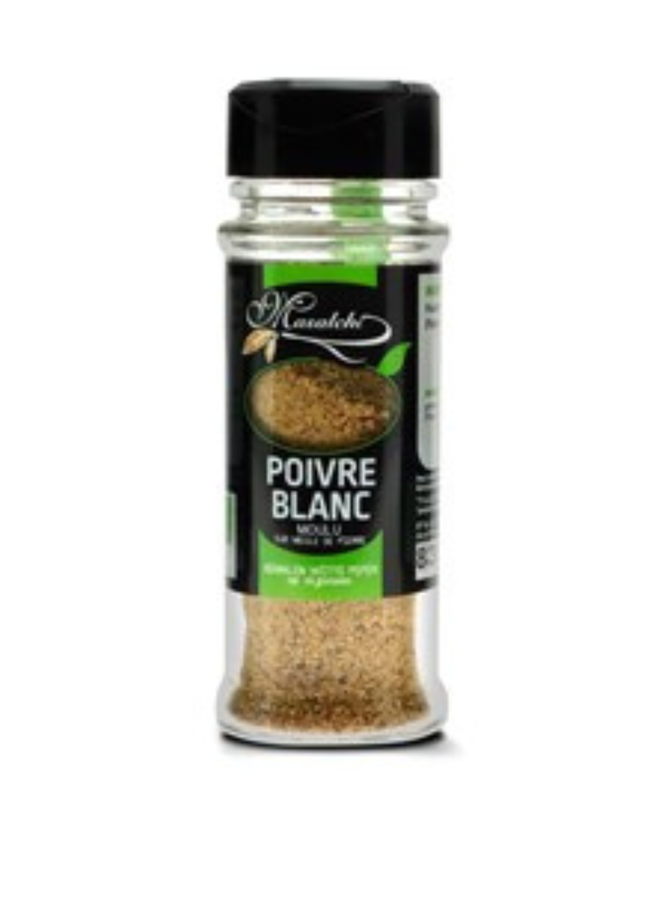 Poivre Blanc Moulu Masalchi 40G