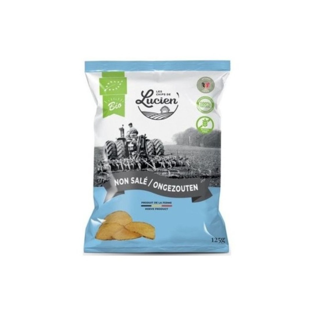 Les Chips de Lucien 125g Non Sale