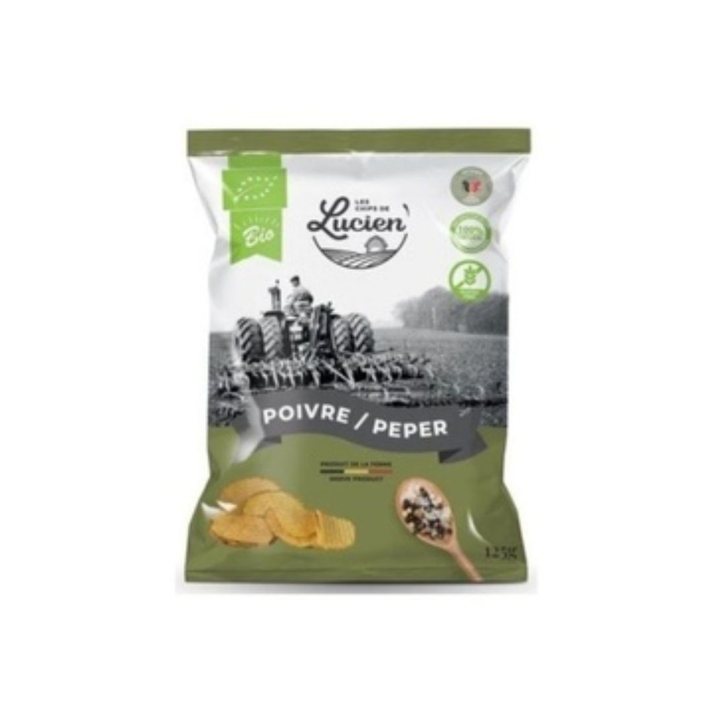 Les Chips de Lucien 125g Poivre
