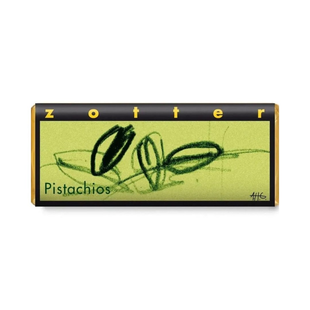 Chocolat Massepain Pistache 70g Zotter