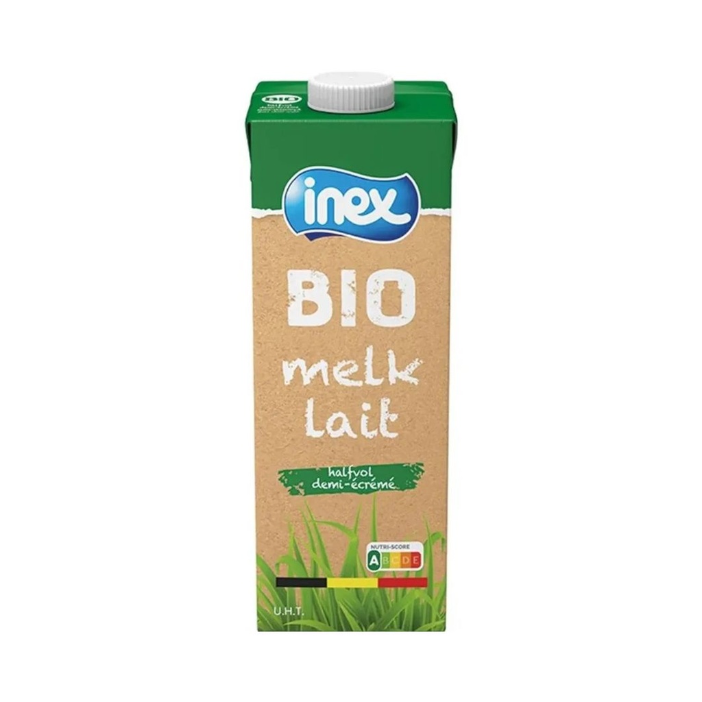 Lait demi ecreme Tetrapack 1l Inex