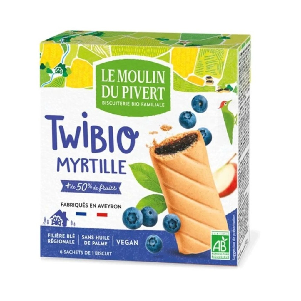 Twibio Fourre Myrtilles 150gr Le Moulin Du Pivert