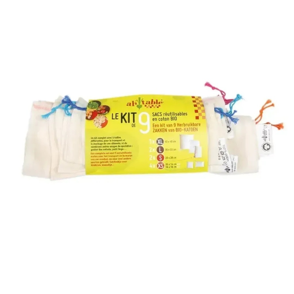 Kit Sac Vrac 9pc Ah table