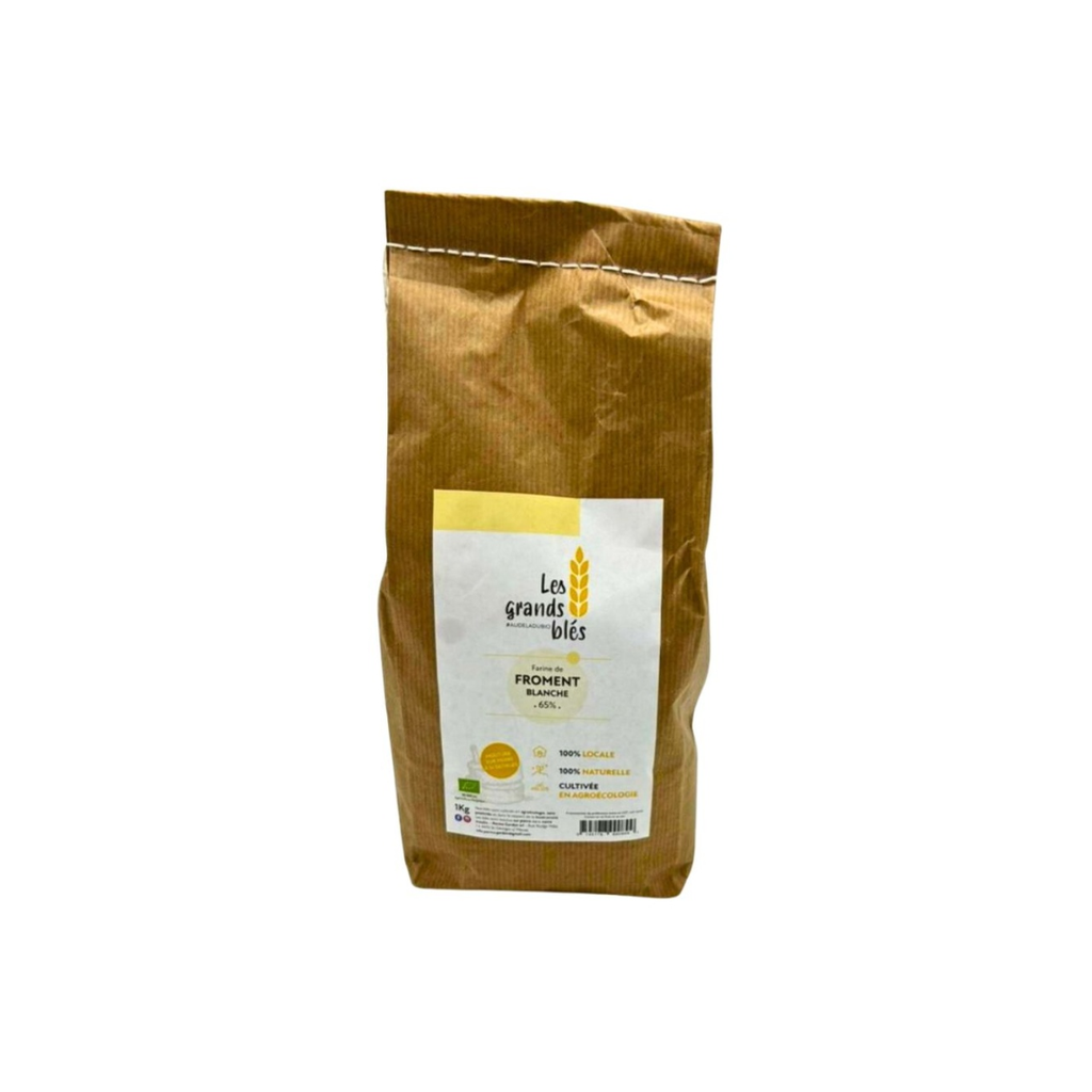 Farine Froment Blanche 1KG Les Grands Blés