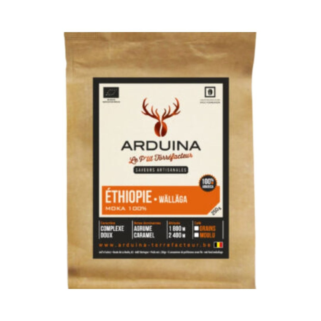 Cafe Ethiopie Grains 250g Arduina