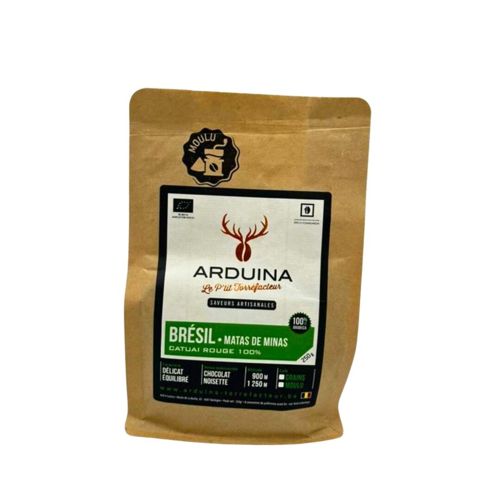 Cafe Bresil Moulu 250gr Arduina