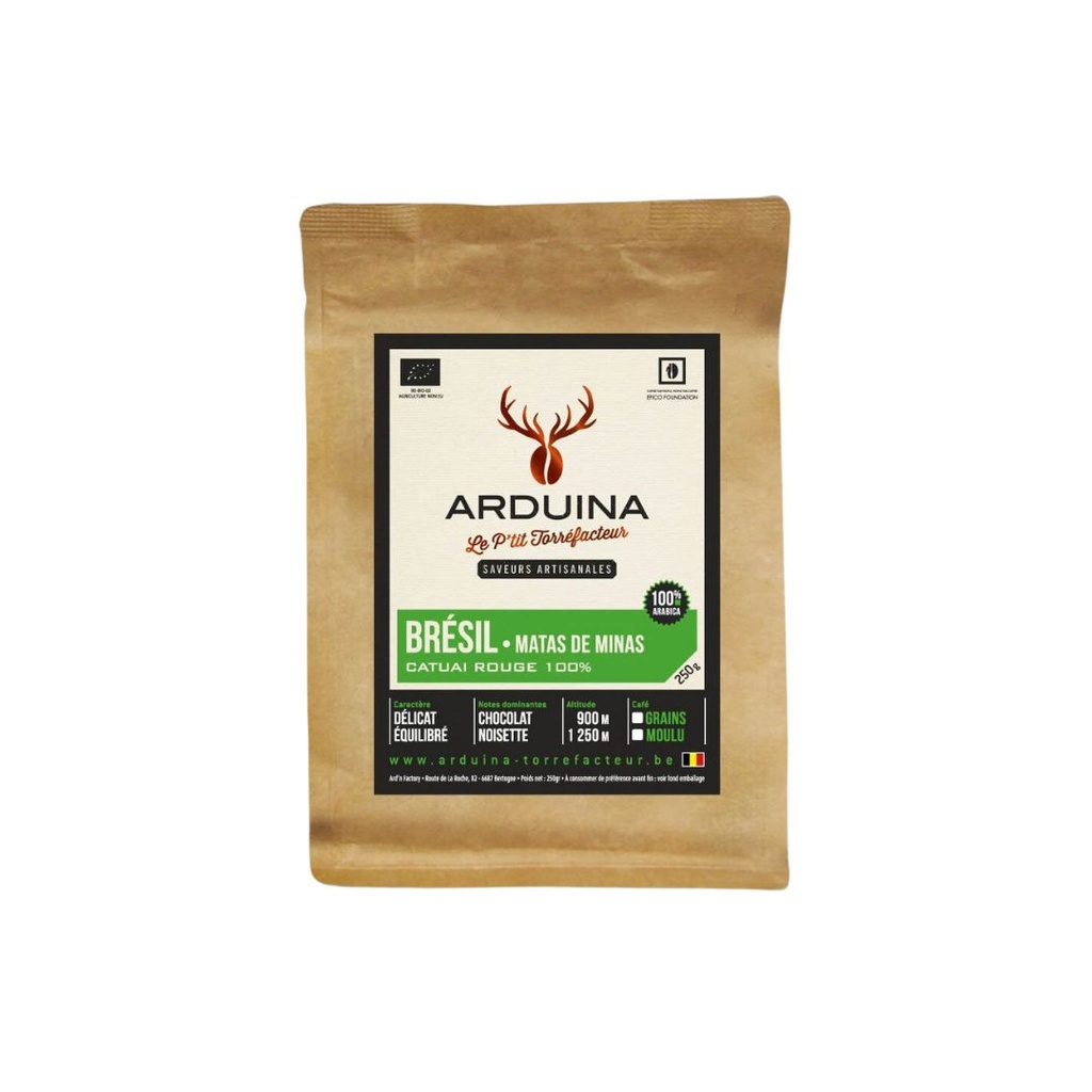 Cafe Bresil Grains 250g Arduina