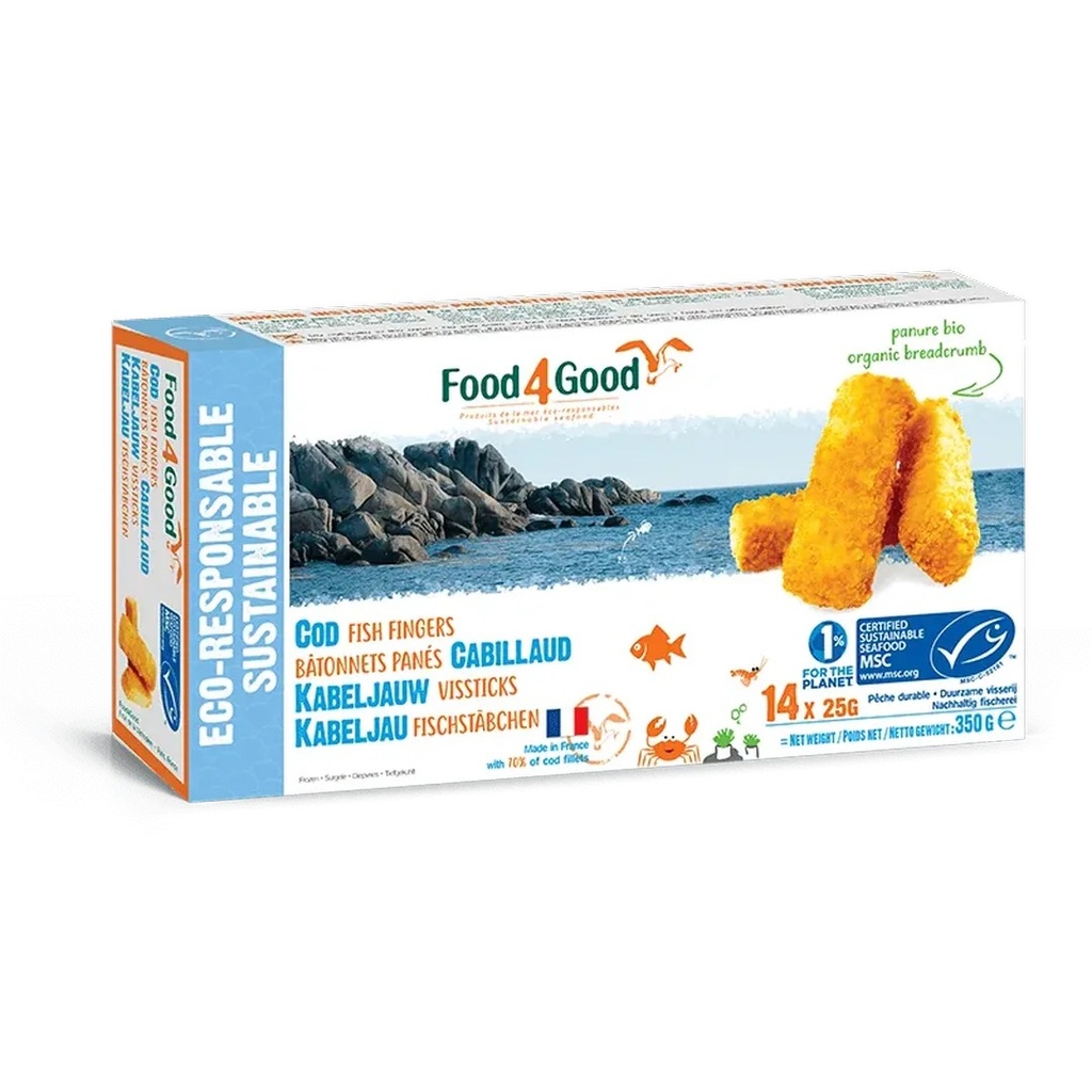 Cabillaud Batonnet 350g Food4Good