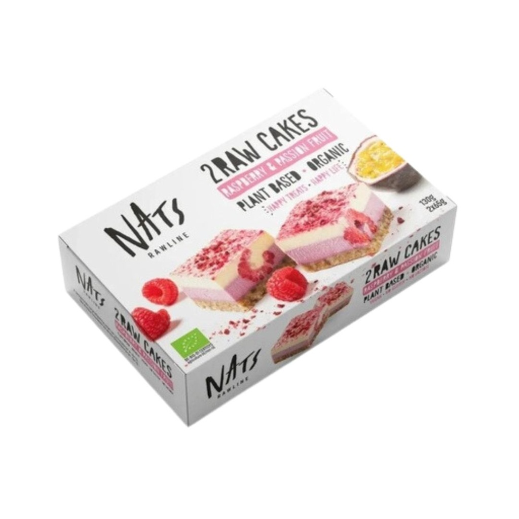 Raw Cake Framboise Passion 130gr Nats