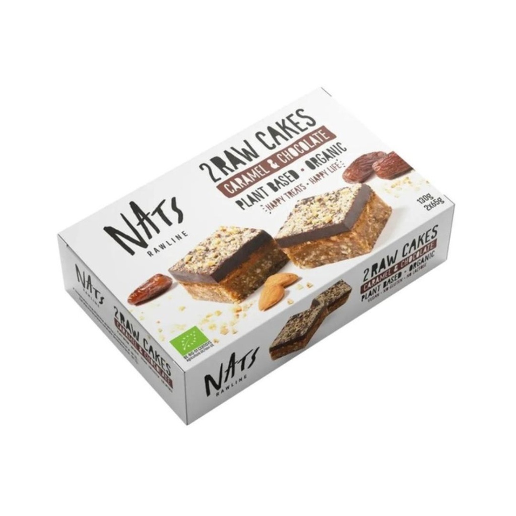 Raw Cake Chocolat Caramel 130gr Nats