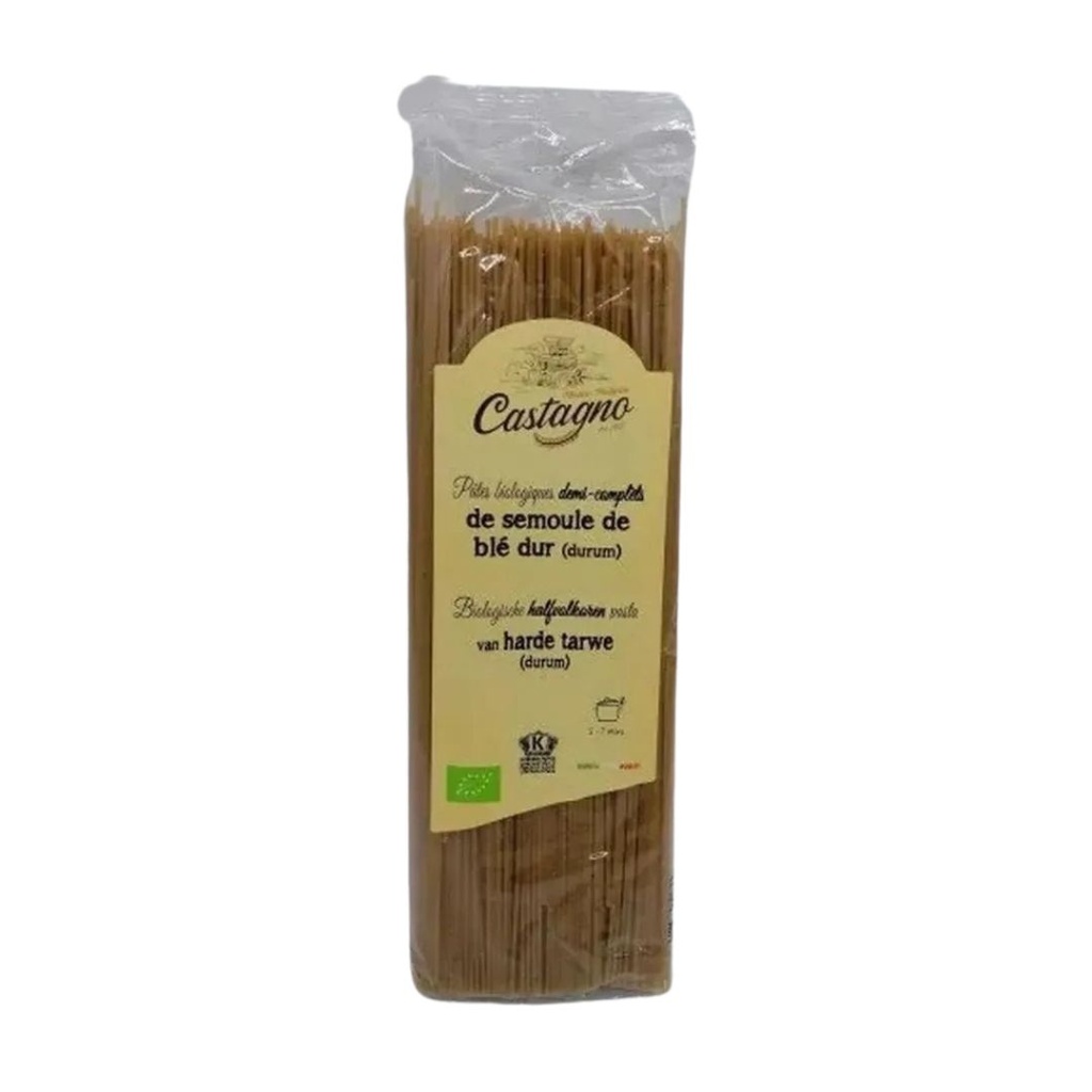 Spaghetti Ble Demi Complet 500gr Castagno