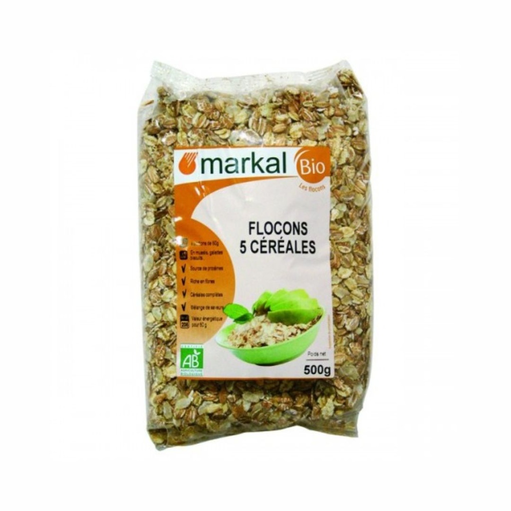 Flocons 5 cereales 500gr Markal