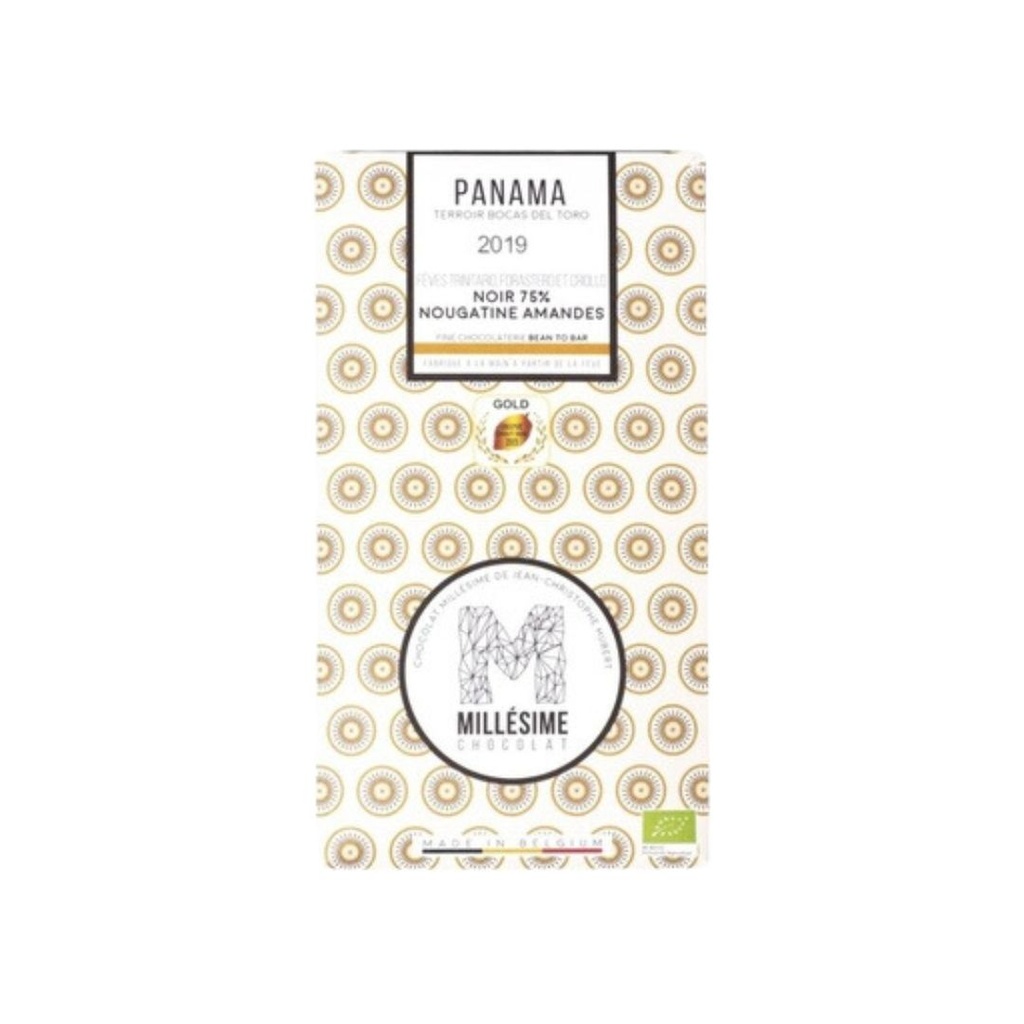 Panama 75% Nougatine Amande 70g Millesime