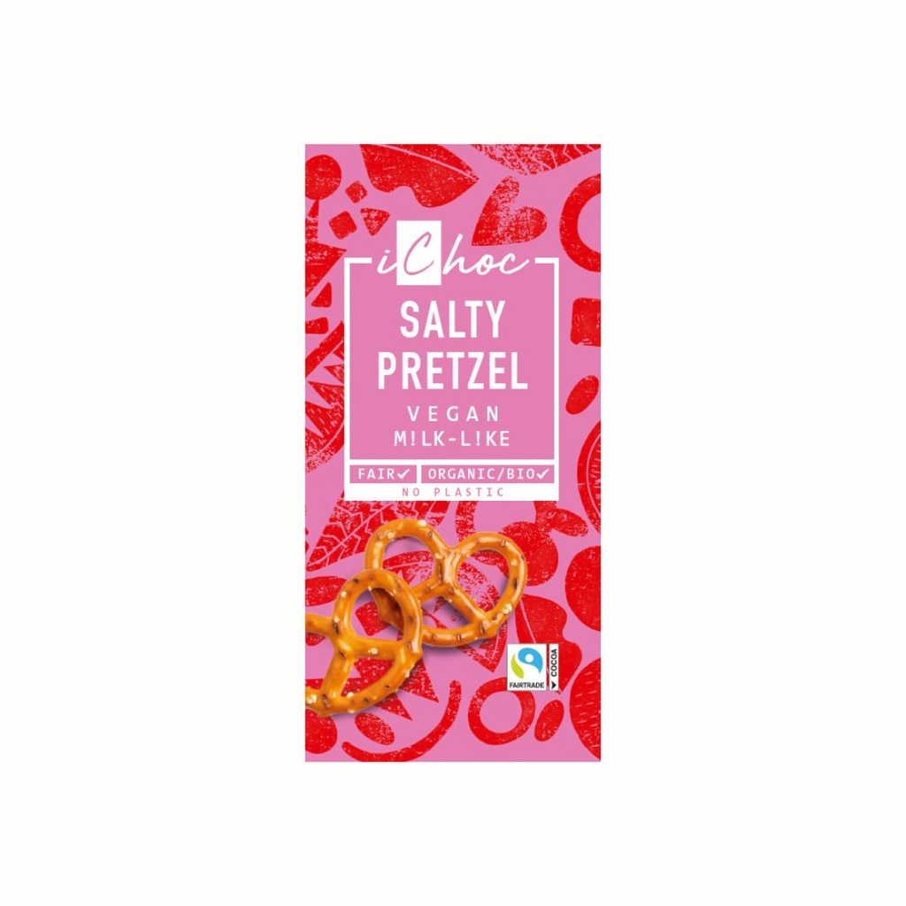 Chocolat Salty Pretzel 80gr Ichoc