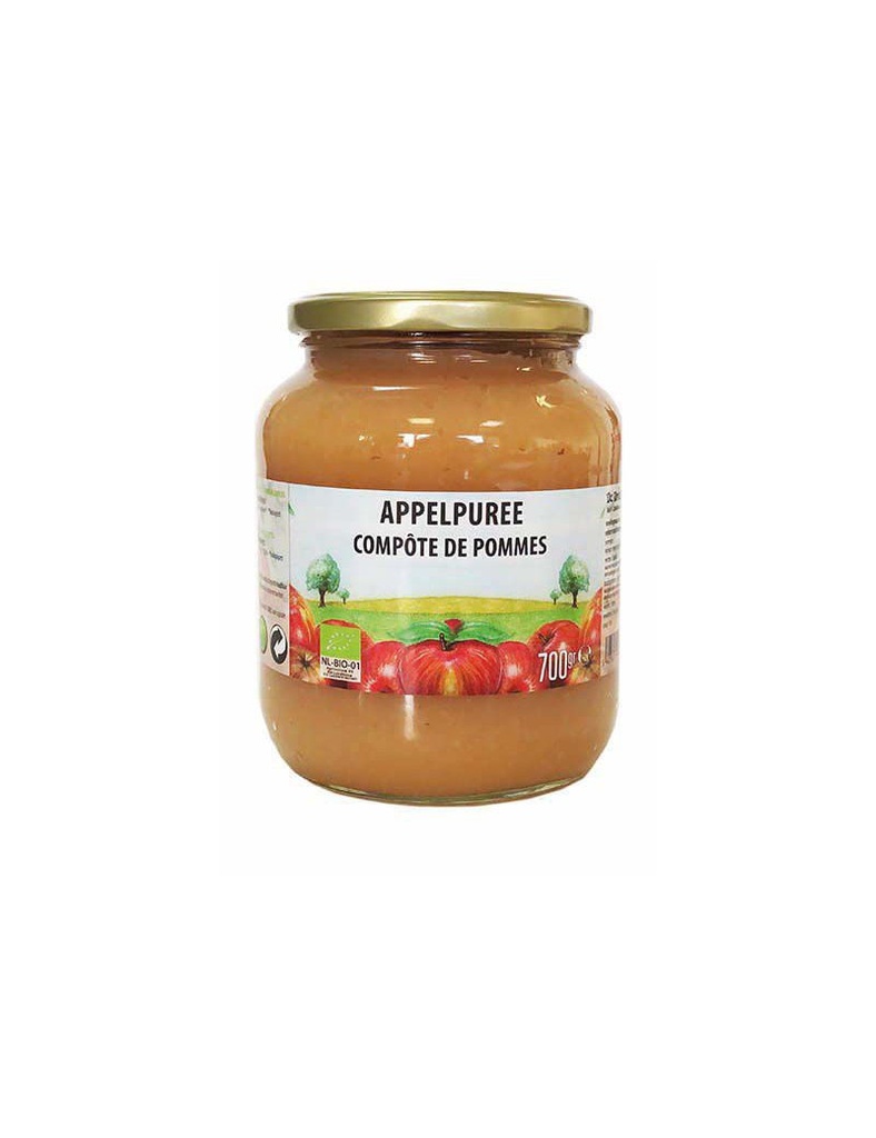 Compote Pommes 700gr Drie Wilgen