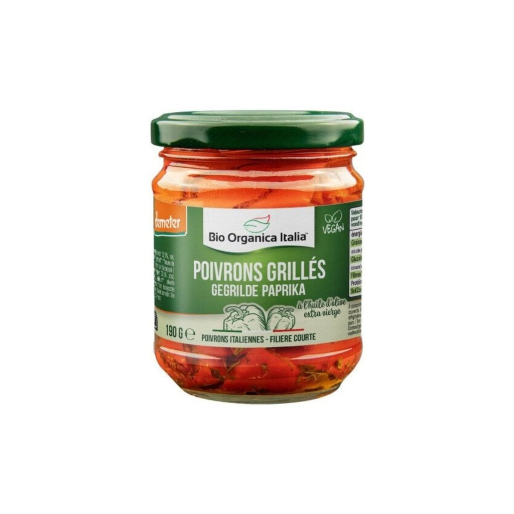 Poivrons Grilles 190gr Bio Organica Italia