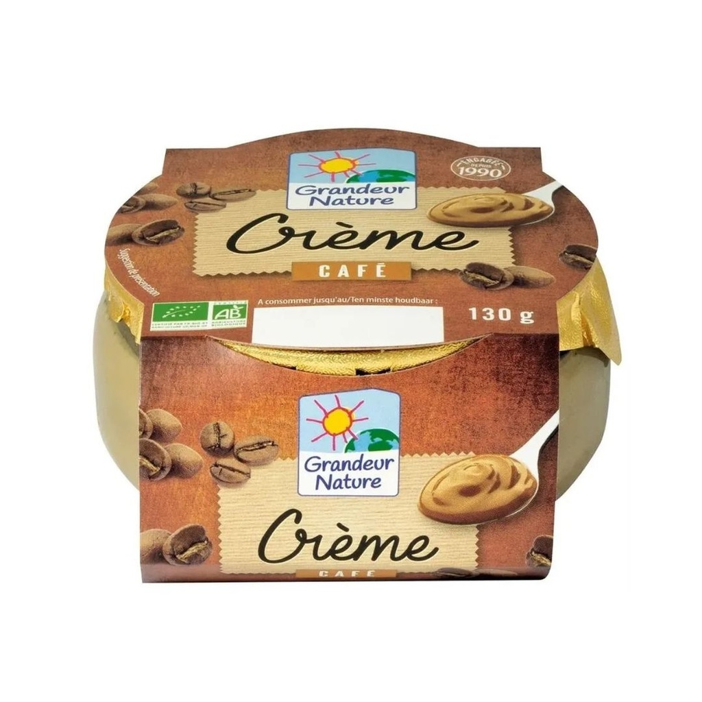 Crème Café 130gr Grandeur Nature