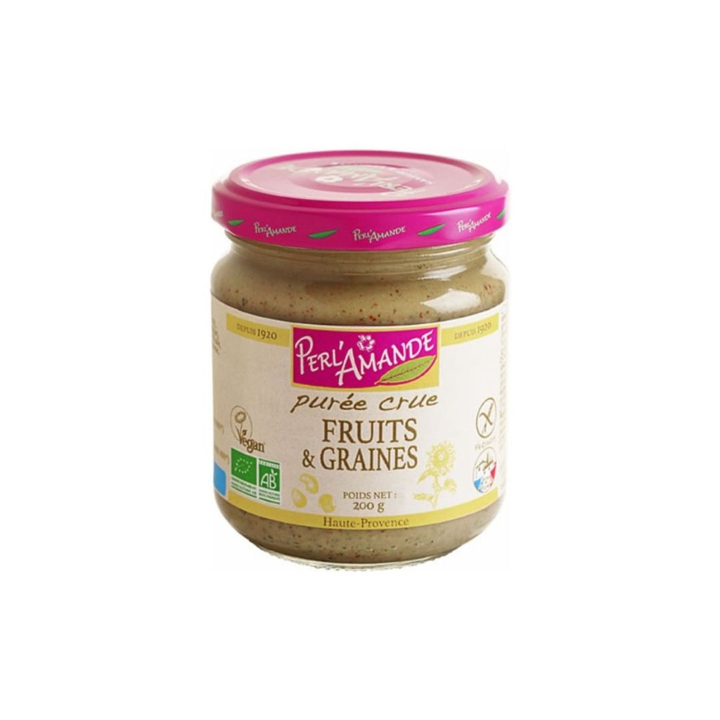 Purée Crue 7 Fruits Secs 200g Perl’Amande
