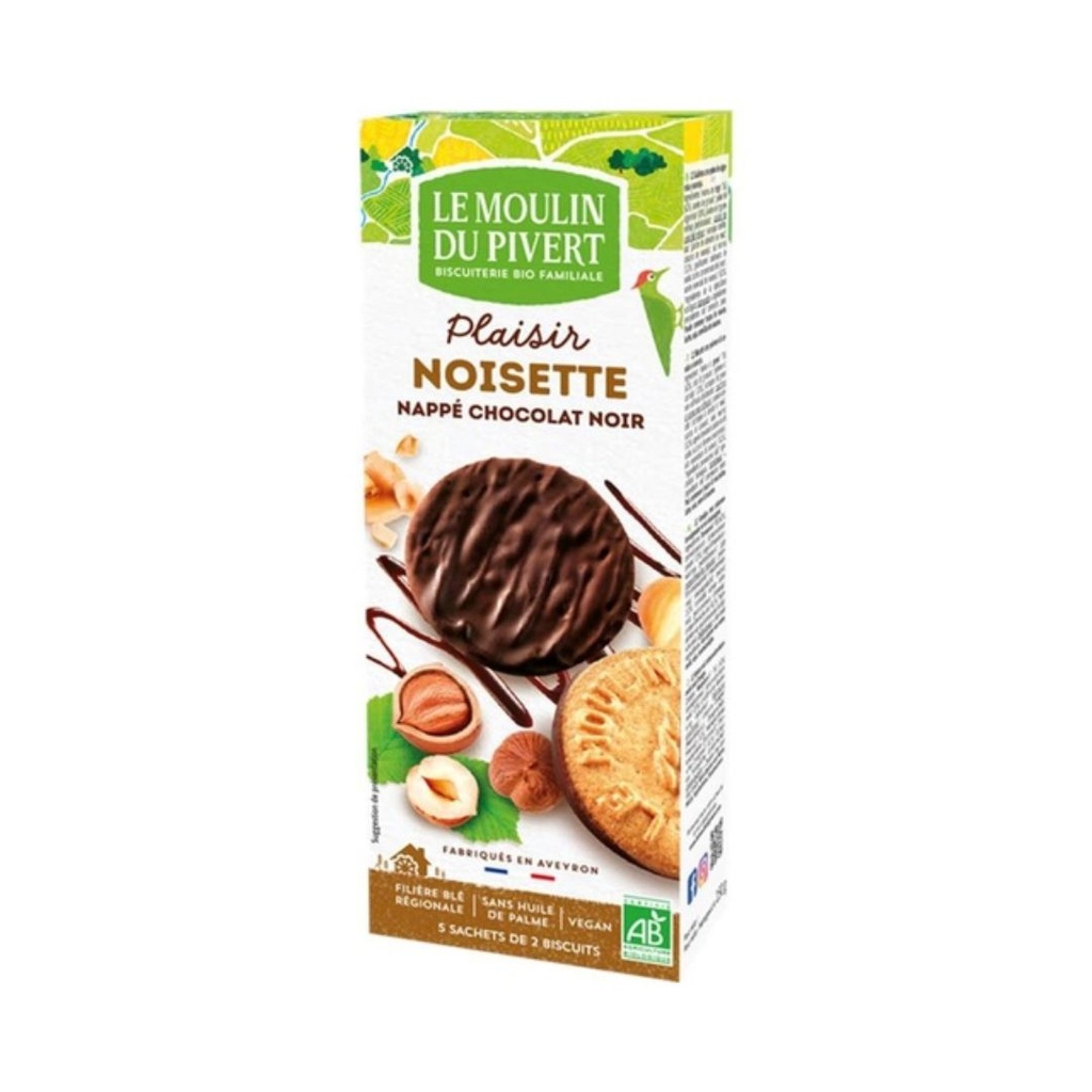 Plaisir Noisette Chocolat Noir 130g Le Moulin Du Pivert