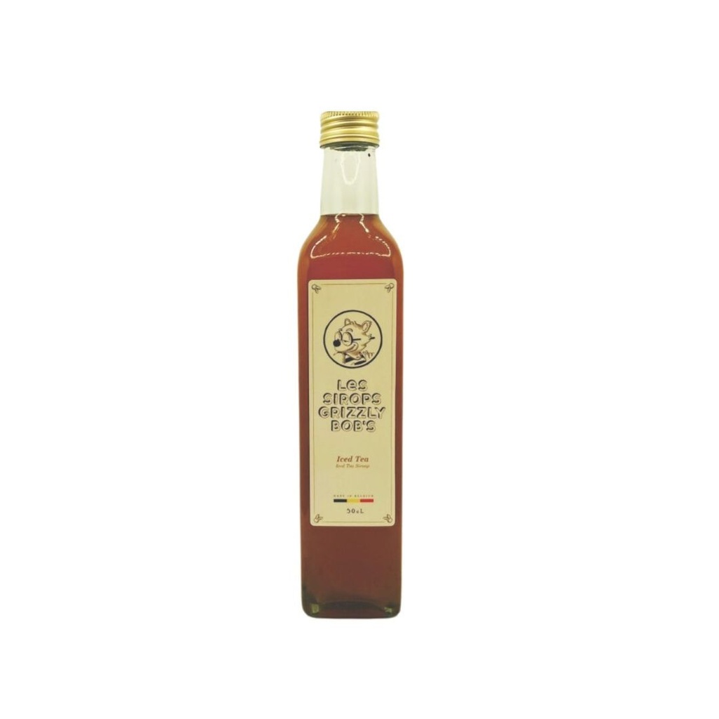 Sirop Iced Tea 50cl les Sirops Grizzly Bob's
