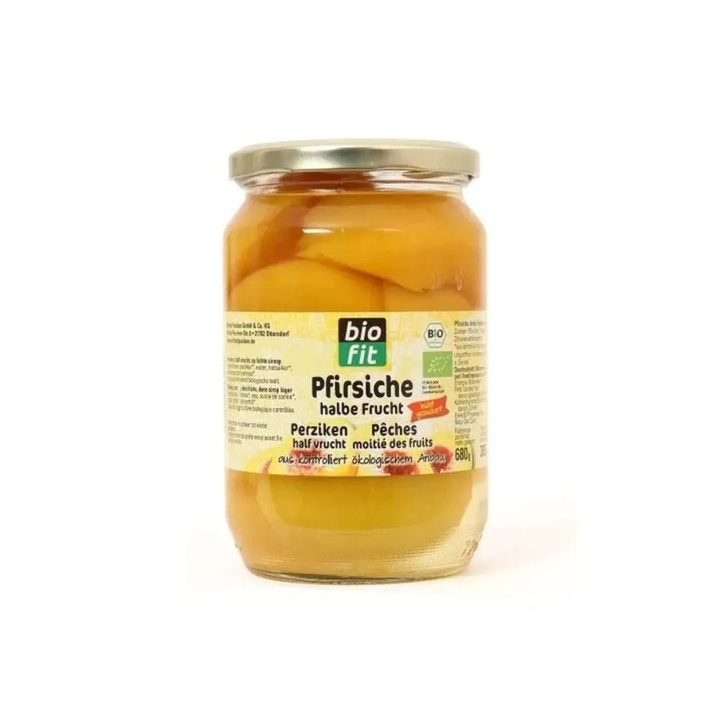 Demi pêches 720 ml Biofit