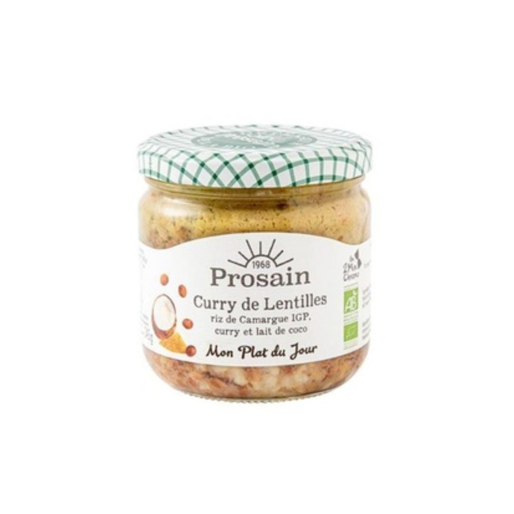 Curry de Lentilles Coco 345gr Prosain