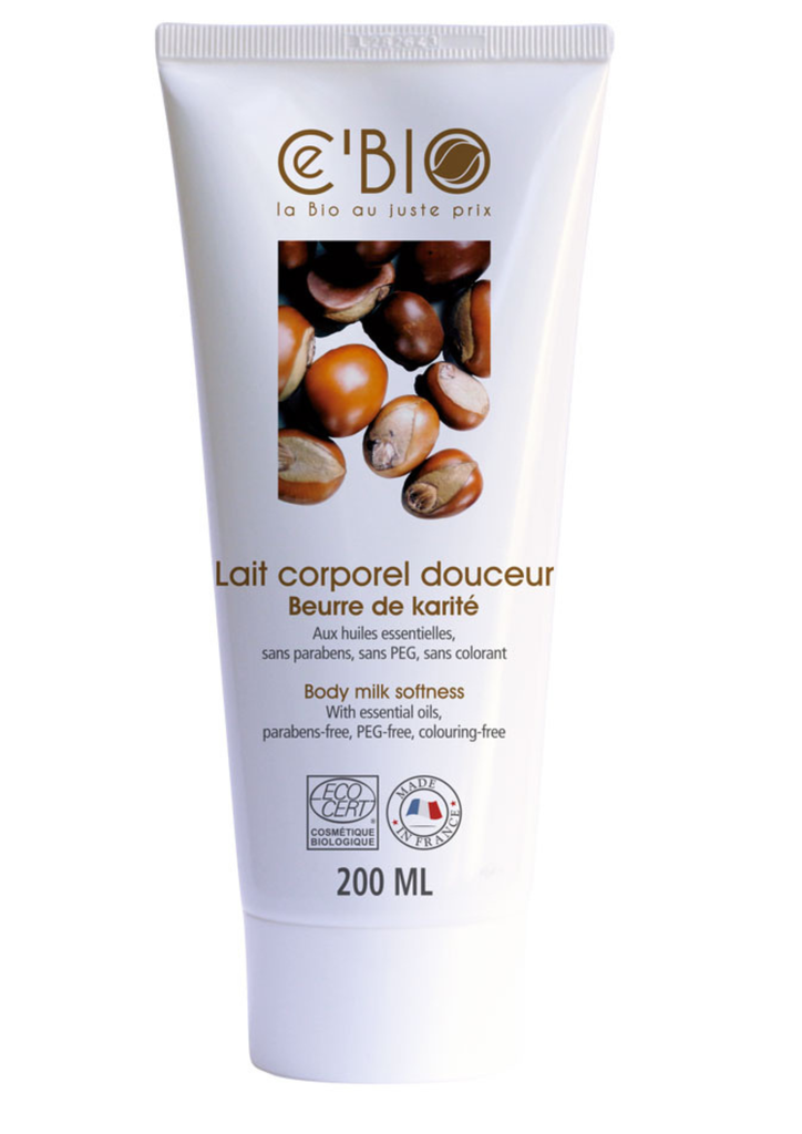 Lait corporel douceur beurre de karité bio 200ml CeBio