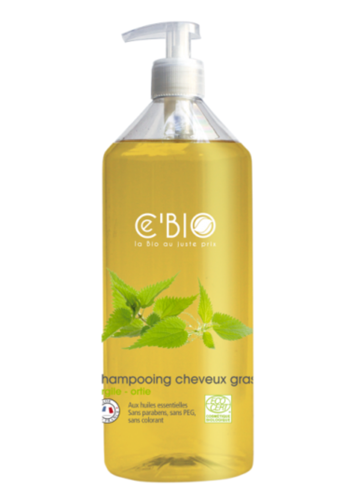 Shampooing Cheveux Gras Argile Ortie 500ml CeBio