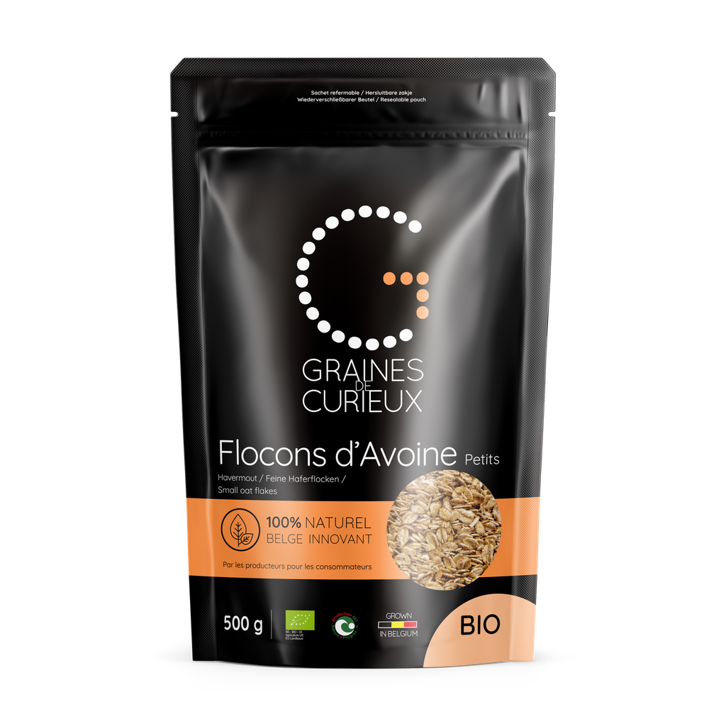 Flocons d'Avoine Petits 500g Graines de Curieux 