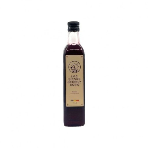 Sirop Cassis 50cl les Sirops Grizzly Bob's