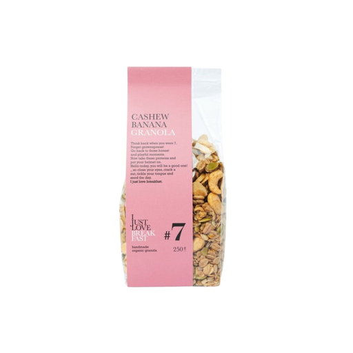 Granola #7 Cashew Banana 250gr I Just Love BreakFast