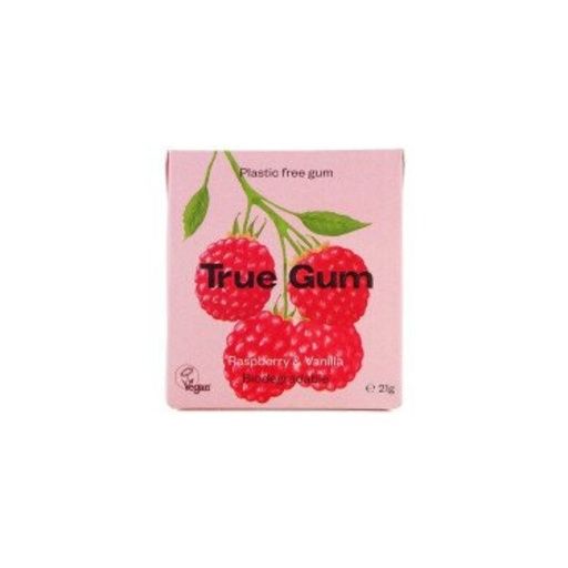Chewing-Gum Framboise Vanille 21gr True Gum