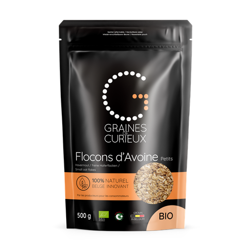 Flocons d'Avoine Petits 500g Graines de Curieux 