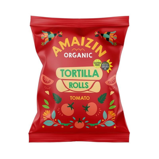 Tortilla Chips Roulées Tomate 75g Amaizin