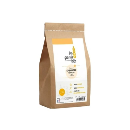 Farine Petit Epeautre Complète 1KG Les Grands Blés 