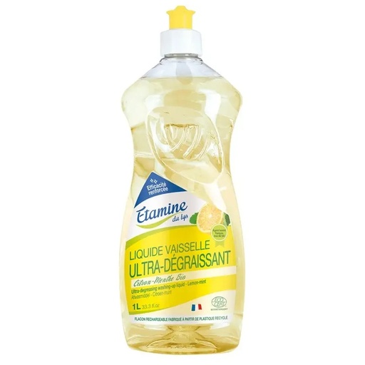 Liquide Vaisselle Main Menthe citron 1L Etamine du Lys