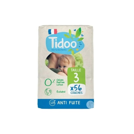 Couche M T3 (4-9kg) Tidoo 50p