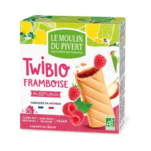 Twibio Fourre Framboise 150gr Le Moulin Du Pivert