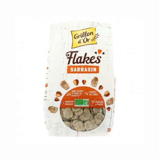 Flakes Sarrasin 200gr Grillon Or