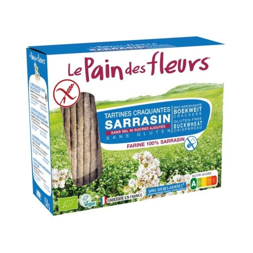 Tartines Sarrasin Sans Sel 150g Le Pain Des Fleurs