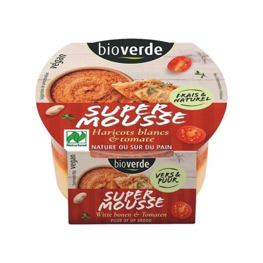 Supermousse Haricot Blanc Tomate 150gr Bioverde