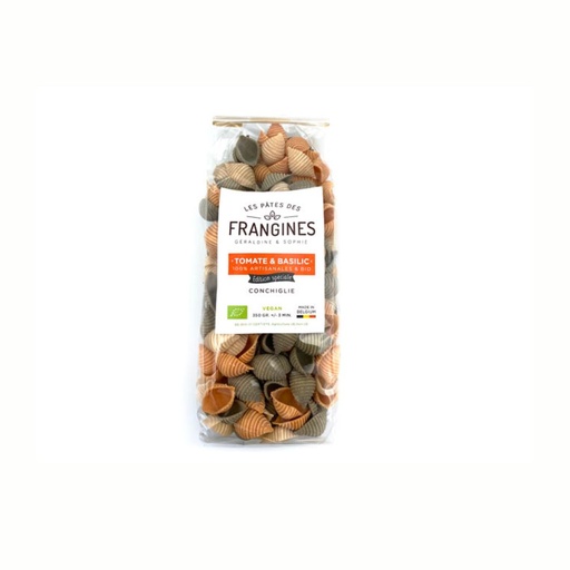 Conchiglie Tomate Basilic 350gr Les Frangines