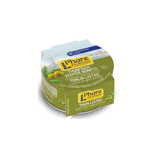 Filet Thon Listao Huile Olive 160g Phare
